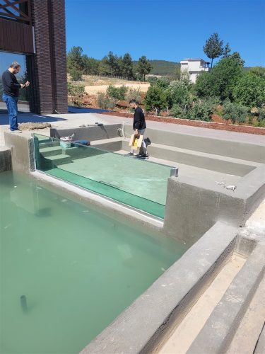 Gaziantep metropol inş cam havuz